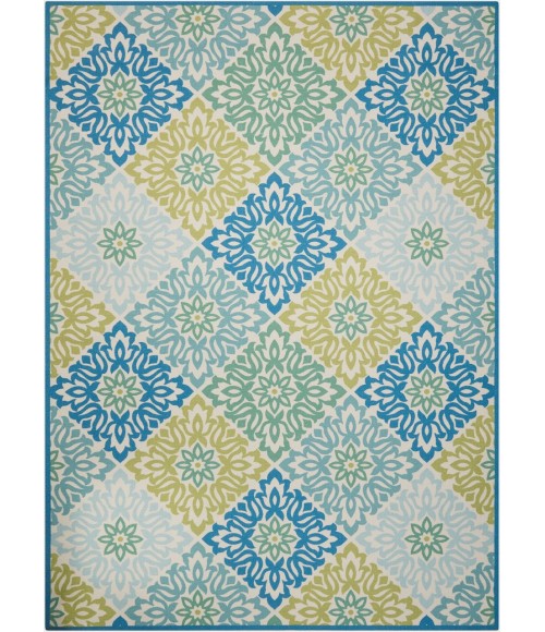 Nourison SUN N' SHADE Area Rug Waverly Sun N' Shade Area Rug SND23-Marine