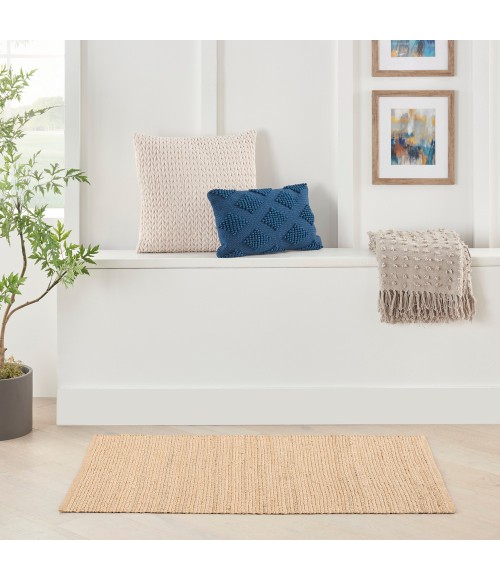 Nourison Natural Jute Area Rug NJT01 Bleached