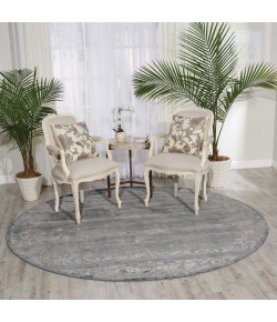 Nourison Twilight - Twi05 Slate Area Rug 8 ft. Round