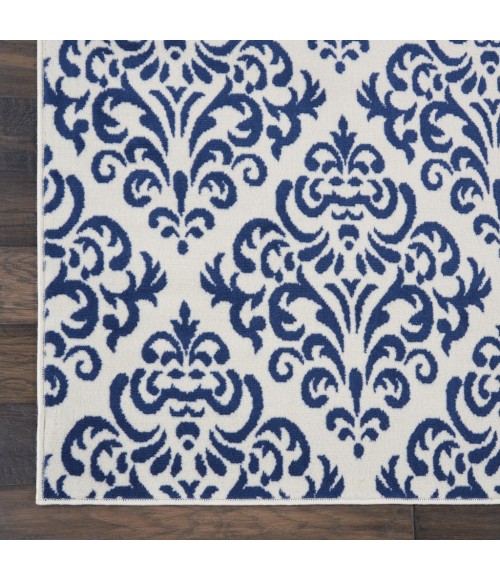Nourison Grafix Area Rug GRF06-White/Blue