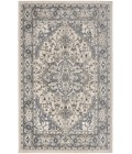 Nourison Concerto Ivory Blue Rug CNC05 8 ft. 10 in. X 11 ft. 10 in. Rectangle - Rugs Town Nourison Concerto Ivory Blue CNC05 8 ft. 10 in. X 11 ft. 10 in. Rectangle Rug