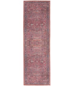 Nicole Curtis Nicolecurtis Series1 - Sr102 Brick Area Rug 2 ft. 2 in. X 8 ft. Runner