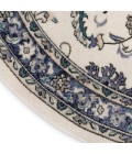 Nourison Home Nourison Essentials Ivory Blue Rug NRE05 8 ft. Round - Rugs Town Nourison Home Nourison Essentials Ivory Blue NRE05 8 ft. Round Rug