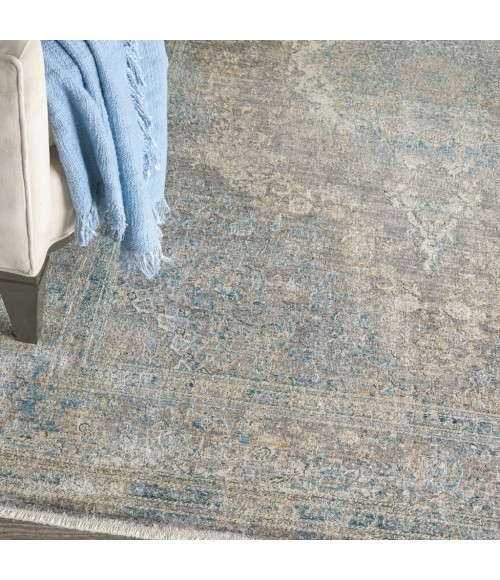Nourison STARRY NIGHTS Area Rug Nourison Starry Nights Area Rug STN06-Cream Blue