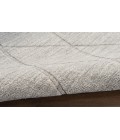 Nourison Wool Haven Grey WOH01 3 ft. 9 in. X 5 ft. 9 in. Rectangle Rug