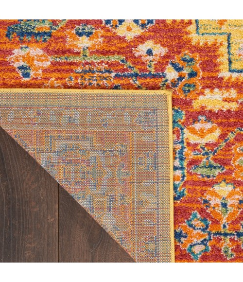 Nourison Allur Area Rug ALR04-Red Multicolor