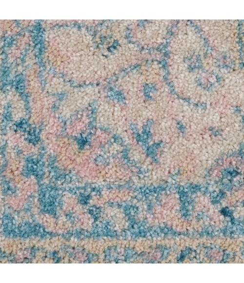 Nourison Tranquil Runner Area Rug TRA07-Ivory/Turquoise