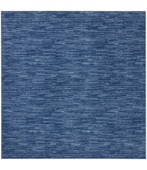 Nourison Essentials Navy Blue Area Rug NRE01-Navy Blue
