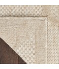 Nourison Home Easy Care Cream NES01 2 ft. X 6 ft. Rectangle Rug