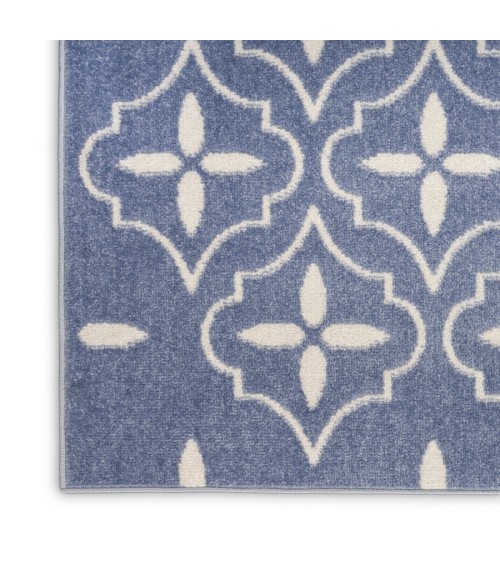 Nourison Home Nourison Essentials Blue Ivory NRE04 6 ft. X 9 ft. Rectangle Rug