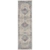Nourison Vintage Kashan - Vka07 Ivory Blue Area Rug 2 ft. 4 X 8 ft. Rectangle