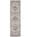 Nourison Vintage Kashan Area Rug VKA07-Ivory Blue