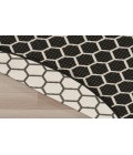 Nourison Reversible Indoor Outdoor Black RVB01 8 ft. Round Rug