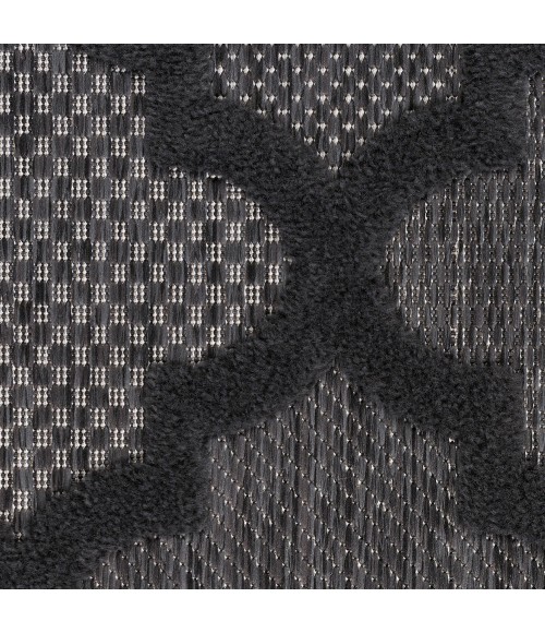 Nourison Easy Care Area Rug NES01 Charcoal/Black