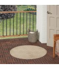 Nourison Home Versatile Cream NRV01 4 ft. Round Rug