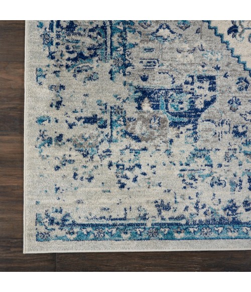 Nourison TRANQUIL Area Rug Nourison Tranquil Area Rug TRA06-Ivory/Light Blue