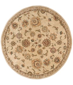 Nourison 2000 - 2360 Beige Area Rug 6 ft. X Round