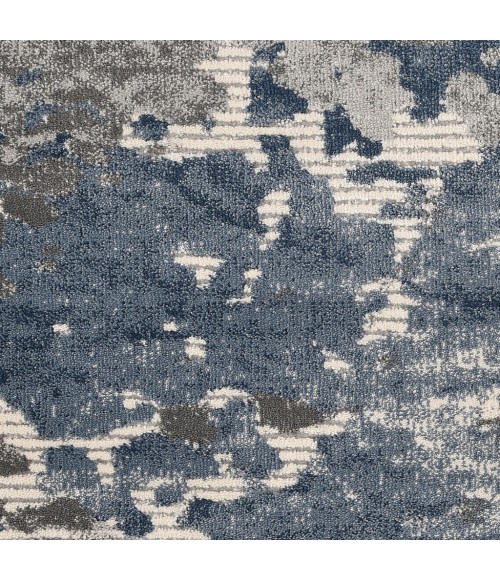 Nourison RUSTIC TEXTURES Area Rug Nourison Rustic Textures Area Rug RUS08-Grey/Blue