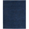 Nourison Essentials - Nre01 Midnight Blue Area Rug 10 ft. X 14 ft. Rectangle