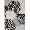 Nourison Aloha - Alh05 Black White Area Rug 9 ft. X 12 ft. Rectangle