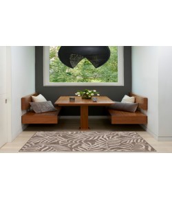 Nourison Garden Oasis Mocha GOA01 3 ft. X 5 ft. Rectangle Rug