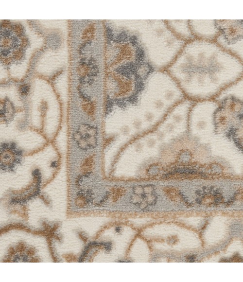 Nourison GRAND VILLA Area Rug Kathy Ireland Grand Villa Area Rug KI83-Lt Grey