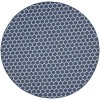 Nourison Twist Reversible Navy TWS01 8 ft. X Round Rug