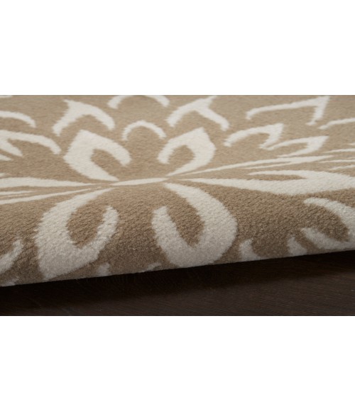 Nourison Jubilant Taupe JUB06 2 ft. X 4 ft. Rectangle Rug