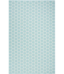 Nourison Reversible Indoor Outdoor Aqua RVB01 5 ft. X 7 ft. Rect. Rug
