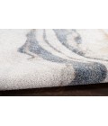Nourison Astra Machine Washable Ivory Blue ASW15 2 ft. X 6 ft. Rectangle Rug