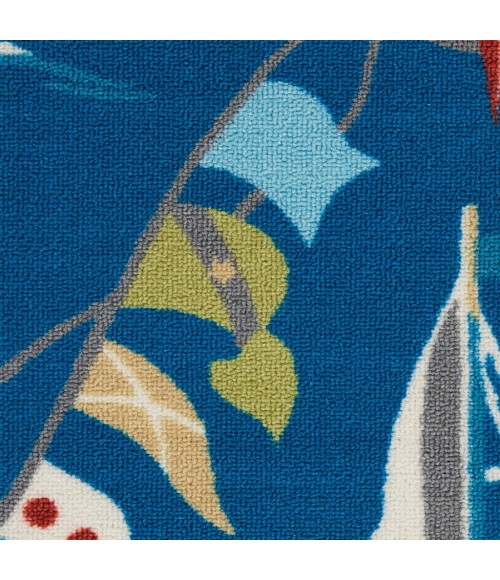 Nourison SUN N' SHADE Area Rug Waverly Sun N' Shade Area Rug SND89-Navy