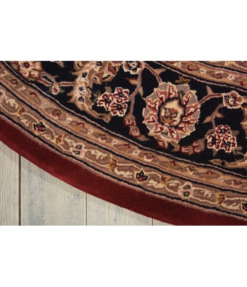 Nourison 2000 Area Rug Nourison 2000 Round Area Rug 2002-Burgundy