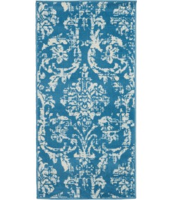 Nourison Jubilant - Jub09 Blue Area Rug 2 ft. X 4 ft. Rectangle