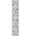Nourison Astra Machine Washable Area Rug ASW11 Blue/Ivory