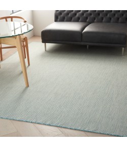 Nourison Courtyard - Cou01 Ivory Aqua Area Rug 7 ft. X 10 ft. Rectangle