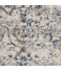 Nourison Royal Terrace Beige Blue KI43 8 ft. Rect. Rug