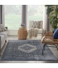 kathy ireland Home Malta Area Rug MAI11-Navy