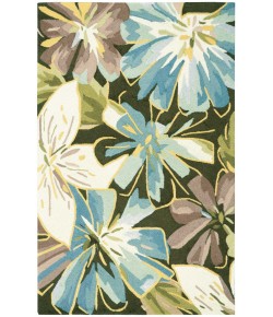 Nourison Fantasy - Fa16 Chocolate Area Rug 3 ft. 6 X 5 ft. 6 Rectangle