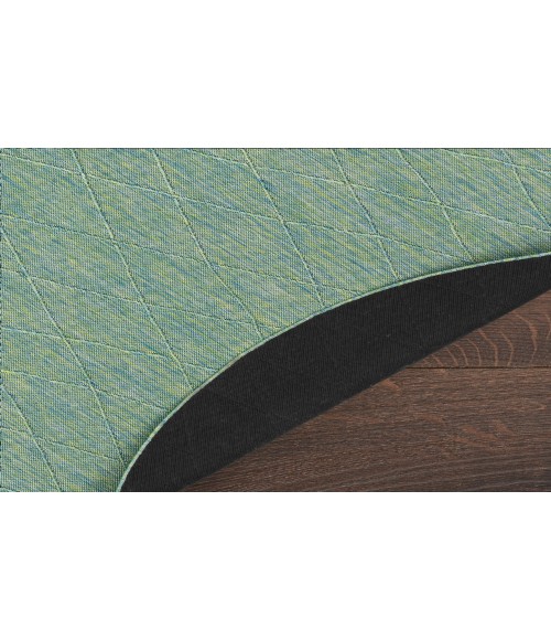 Nourison Practical Solutions Blue Green PSL01 8 ft. Round Rug