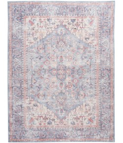 Nicole Curtis Nicolecurtis Series1 - Sr104 Blue Multicolor Area Rug 7 ft. 10 in. X 9 ft. 10 in. Rectangle