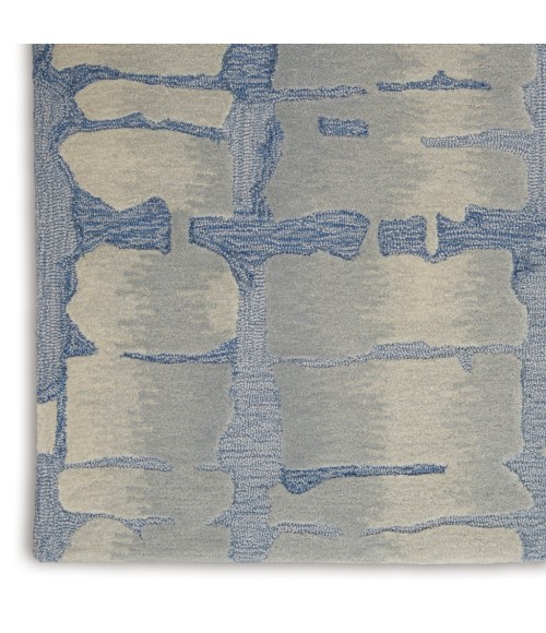 Nourison Symmetry Area Rug SMM04-Blue/Grey