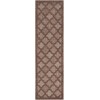 Nourison Home Easy Care Brown NES01 2 ft. X 6 ft. Rectangle Rug