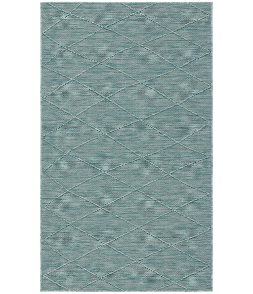 Nourison Washable Solutions Aqua WSL01 3 ft. X 5 ft. Rect. Rug