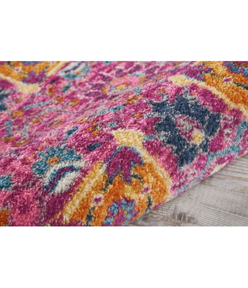 Nourison Passion Area Rug PSN01 Fuchsia 4' Round
