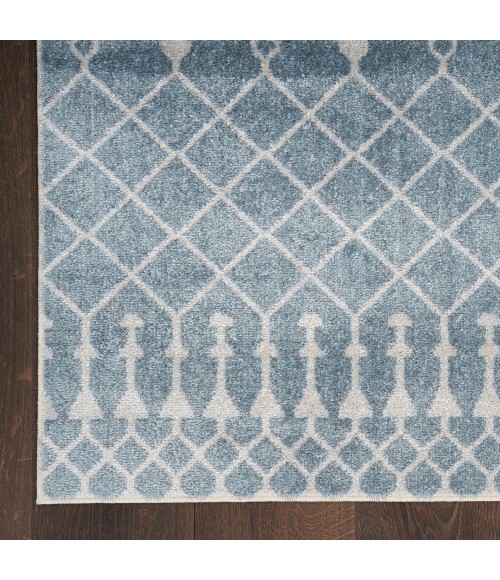 Nourison Astra Machine Washable Area Rug ASW10 Blue