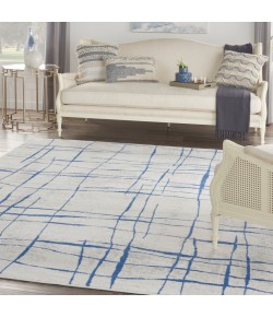 Nourison Whimsicle - Whs09 Ivory Blue Area Rug 7 ft. X 10 ft. Rectangle
