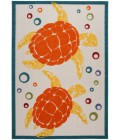 Nourison Aloha Area Rug ALH27 Teal Multi