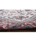 Nicole Curtis Machine Washable Series 1 Brick Ivory SR104 4 ft. X 6 ft. Rectangle Rug