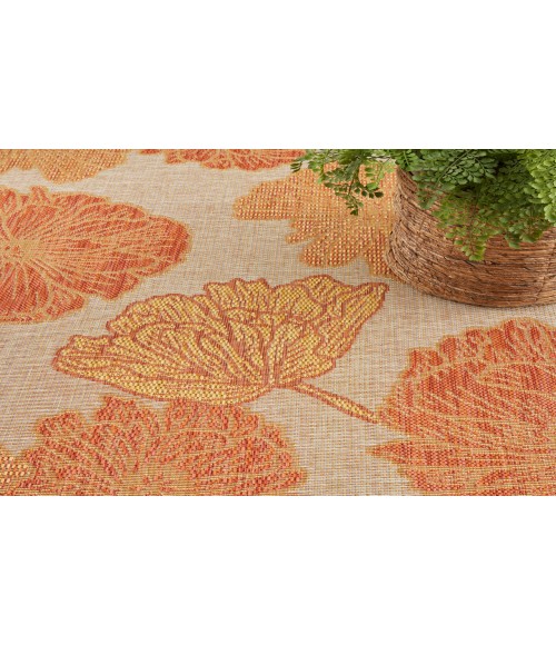 Nourison Garden Oasis Coral GOA04 4 ft. X 6 ft. Rectangle Rug