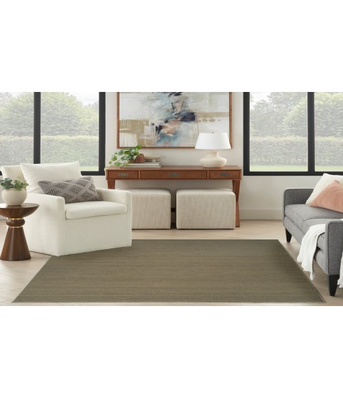Nourison Washable Essentials Green WAE01 4 ft. X 6 ft. Rectangle Rug